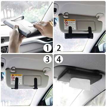 BANCHELLE Car Tissue Holder for Easy Tissue Access