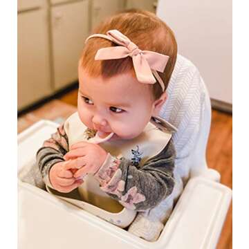 Itzy Ritzy Silicone Spoon & Fork Set; Baby Utensils Featuring a Baby Fork and Spoon with Looped, Braided Handles - Made of 100% Food Grade Silicone & BPA-Free - Ages 6 Months and Up (Pink)