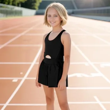 Rilcn Workout Romper for Girls 8-14 Stylish Athletic Wear