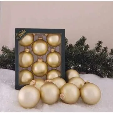 Krebs Designer Seamless Glass Ornaments in Navy Velvet