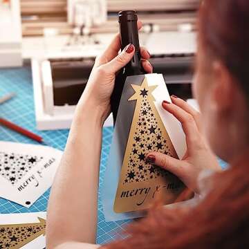 Frienda 12" x 80 ft Stencil Sheets for Creative Projects