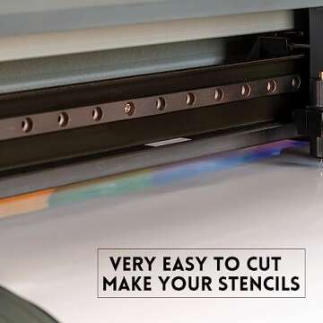 Frienda 12" x 80 ft Stencil Sheets for Creative Projects