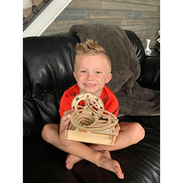 Solar Wooden Marble Run STEM Toy for Kids 8-12 Educational Fun