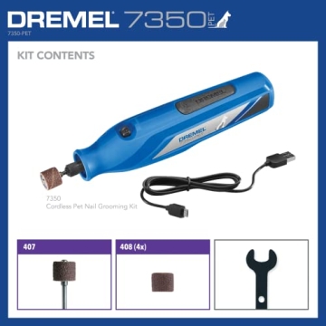 Dremel 7350-PET Nail Grinder for Easy Pet Grooming