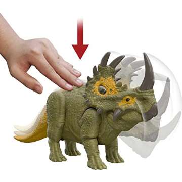 Jurassic World Dominion Sinoceratops Roar Strikers Figure