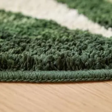 Stitchworn Monstera Leaf Area Rug for Home Decor