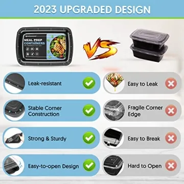 GUANFU Meal Prep Containers for Healthy Meal Prep