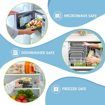 GUANFU Meal Prep Containers for Healthy Meal Prep