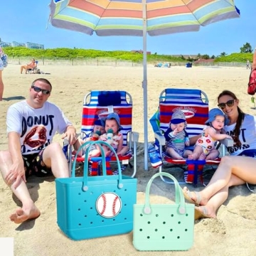 Mity Rain Sports Charms for Bogg Bag - Baseball Decor