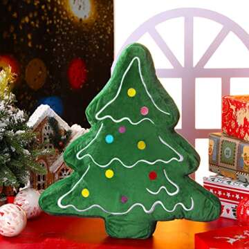 HyDren Plush Christmas Tree 16 Inch Christmas Plush Toy Soft Stuffed Christmas Tree Toy Christmas Tr...