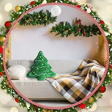 HyDren Plush Christmas Tree 16 Inch Christmas Plush Toy Soft Stuffed Christmas Tree Toy Christmas Tree Stuffed Christmas Toys Christmas Party Favors for Christmas Decorations Stocking Stuffers