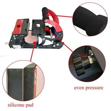 O BOSSTOP Tumbler Heat Press Sublimation Cup Mug Heat Press Transfer Printing Machine for 6OZ 10OZ 11OZ 12OZ 15OZ