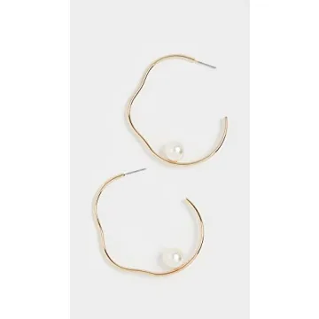 SHASHI Salvador Earrings - Elegant Gold Hoops