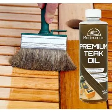 Premium Teak Oil for Teak Furniture and Boat Protection