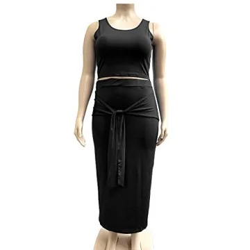 Stylish Plus Size 2 Piece Summer Outfit Sets for Women