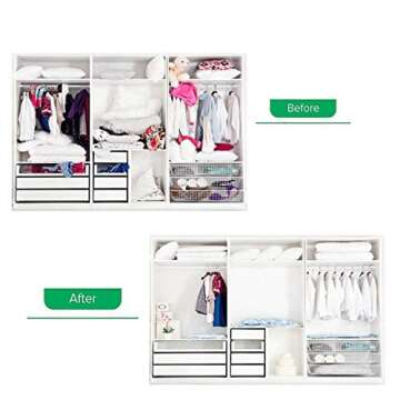 Space Saver Vacuum Compression Bags for Travel & Home Storage