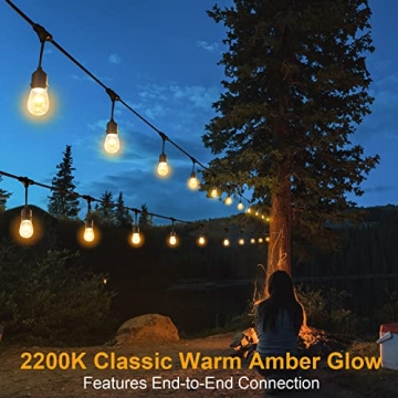 Mlambert 96FT Dimmable Vintage Outdoor String Lights