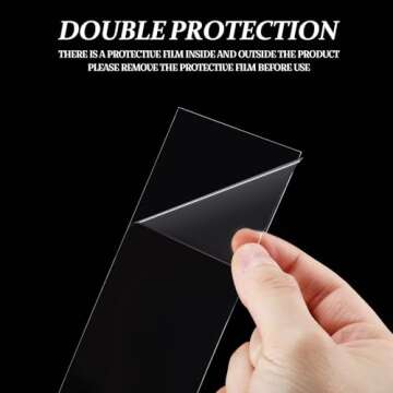 Containlol Clear Moveable Shelf Label Holders - 15 Pack