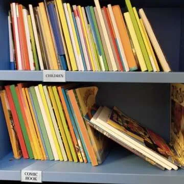 Containlol Clear Moveable Shelf Label Holders - 15 Pack