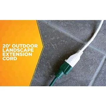 Woods Light Duty Extension Cord - Reliable Outdoor Power Solution
