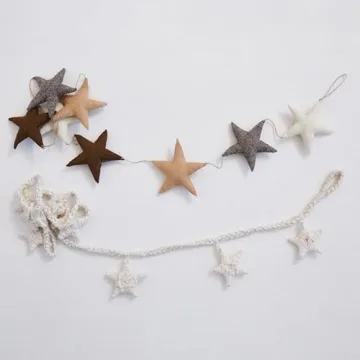 Creative Co-Op Star Garland - Eco-Friendly Holiday Decor