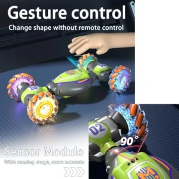 Threeking Gesture Sensing Stunt Car - Fun for Kids 6+