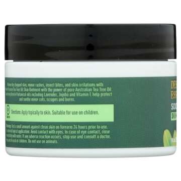 Desert Essence Tea Tree Oil Skin Ointment - 1 Fl Ounce - Pack of 2 - Jojoba & Lavender Essential Oil...