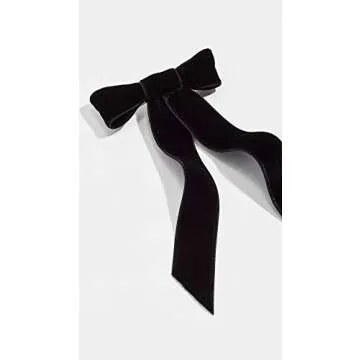 Jennifer Behr Velvet Bow Barrette for Elegant Looks