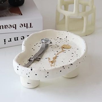 PEAUARL Jewelry Organizer Pea Resin Tray for Home Decor