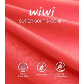 WiWi Viscose from Bamboo Nightgown for Women Cooling Sleeveless Tank Sleepwear Soft V Neck Shirts Pajamas S-4X, Coral, Large