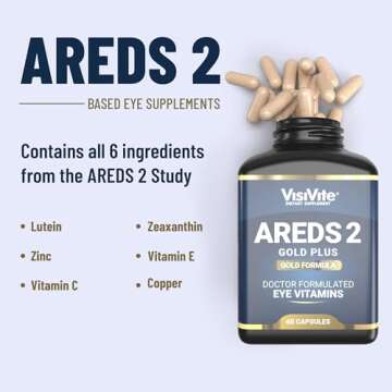 Doctor Formulated AREDS 2 Plus Eye Vitamins with Zeaxanthin Plus Lutein - Bilberry and Grape Seed Ex...