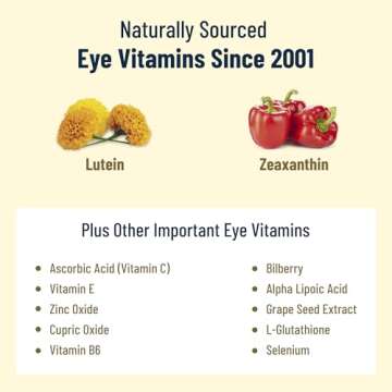 Premium AREDS 2 Eye Vitamins with Lutein & Zeaxanthin