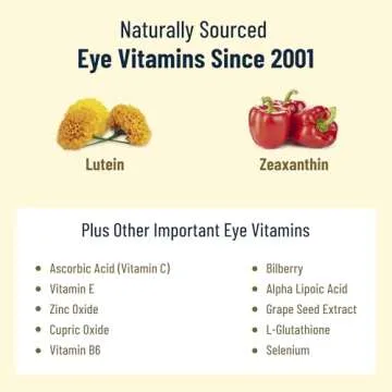 Premium AREDS 2 Eye Vitamins with Lutein & Zeaxanthin