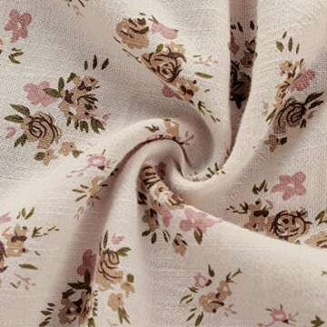 VISGOGO Infant Baby Girl Romper Dress Sister Matching Bow Square Collar Floral Print Short Sleeve Clothes