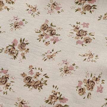 VISGOGO Infant Baby Girl Romper Dress Sister Matching Bow Square Collar Floral Print Short Sleeve Clothes