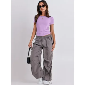 ANRABESS Women’s Short Sleeve Slim Fit Summer Tee 2025