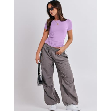 ANRABESS Women’s Short Sleeve Slim Fit Summer Tee 2025