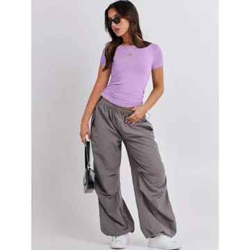 ANRABESS Women’s Short Sleeve Slim Fit Summer Tee 2025