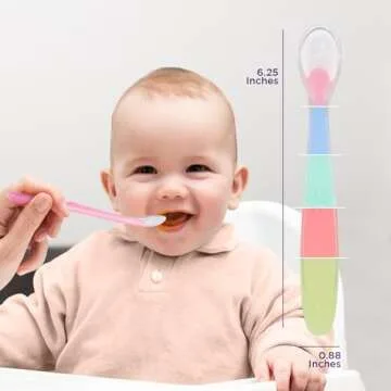 Best Baby Spoons for Self Feeding 4 Months 5 Pack
