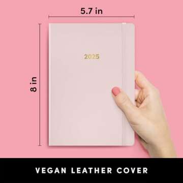 PAPERAGE 2025 Weekly & Monthly Hardcover Planner - Perfect for Students & Professionals