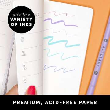 Stylish PAPERAGE 2025 Weekly & Monthly Planner