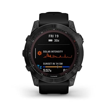 Garmin fenix 7X Solar, Larger sized adventure smartwatch, with Solar Charging Capabilities, touchscr...