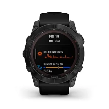Garmin fenix 7X Solar, Larger sized adventure smartwatch, with Solar Charging Capabilities, touchscr...