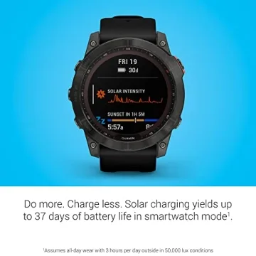 Garmin fenix 7X Solar Adventure Smartwatch with GPS