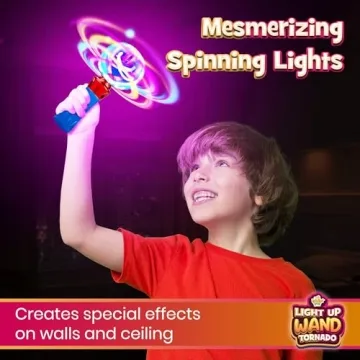 Light Up Spinning Wand - Sensory Fun for Kids