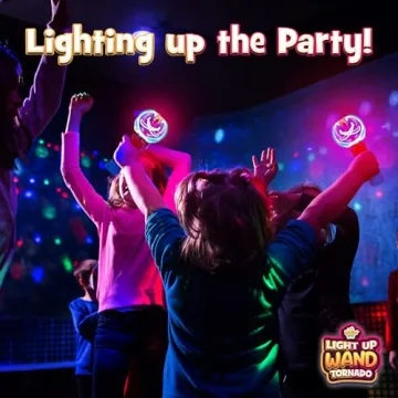 Light Up Spinning Wand - Sensory Fun for Kids