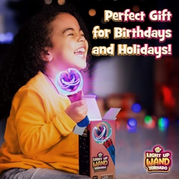 Light Up Spinning Wand - Sensory Fun for Kids