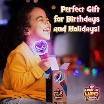 Light Up Spinning Wand - Sensory Fun for Kids