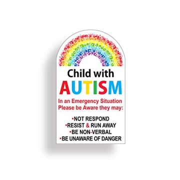 Vibrant Autism Awareness Sticker - Car Safety Decal for Immediate Recognition
