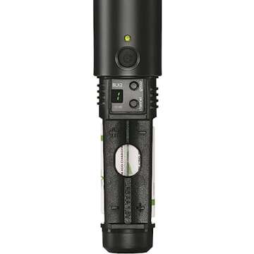 Shure BLX2/B58 Handheld Transmitter with SM58 Vocal Mic Capsule - for use with BLX Wireless Microphone Systems, Receiver Sold Separately | H9 Band (BLX2/SM58=-H9)